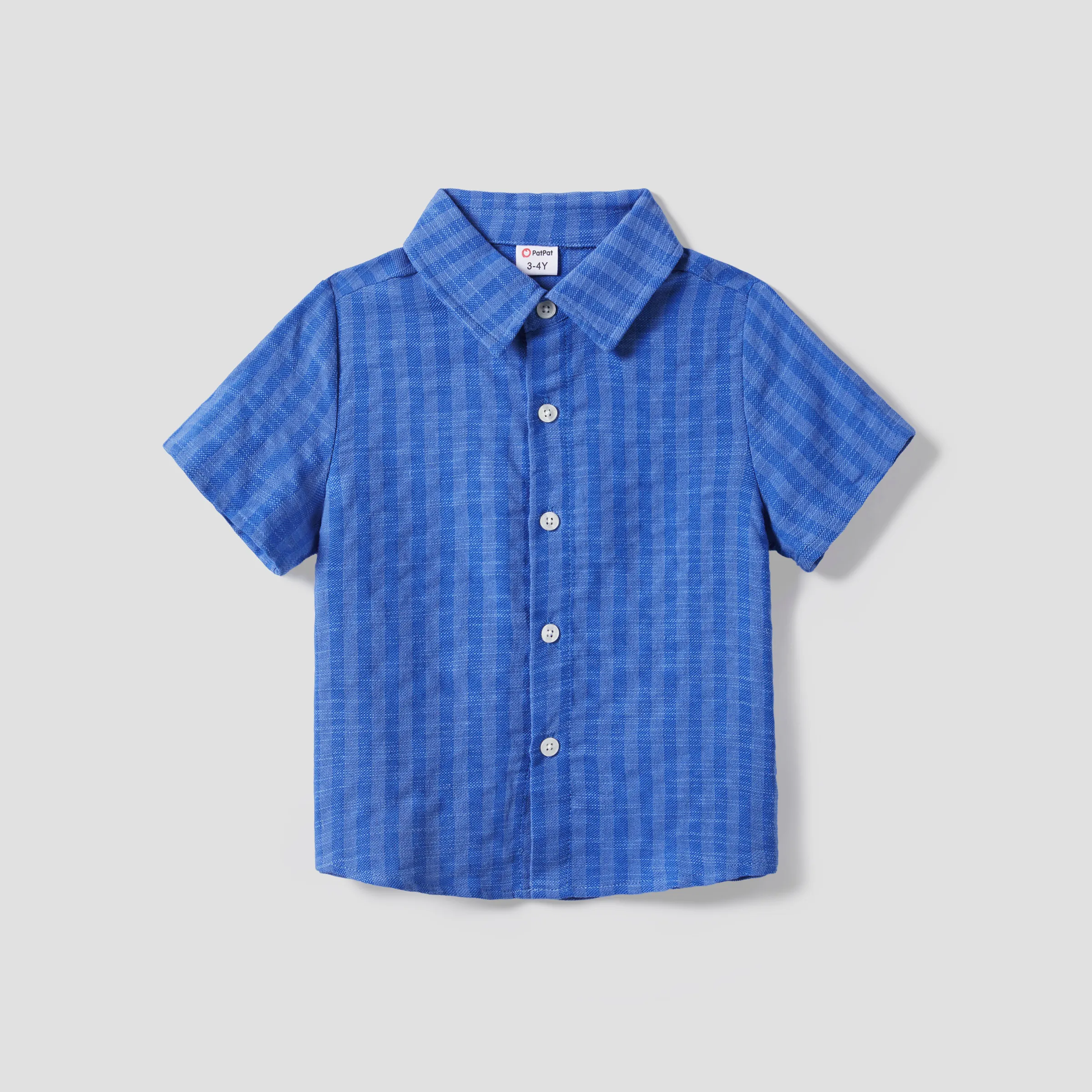 

Family Matching Solid Color Shirt and Floral Cotton Strap Dress Sets