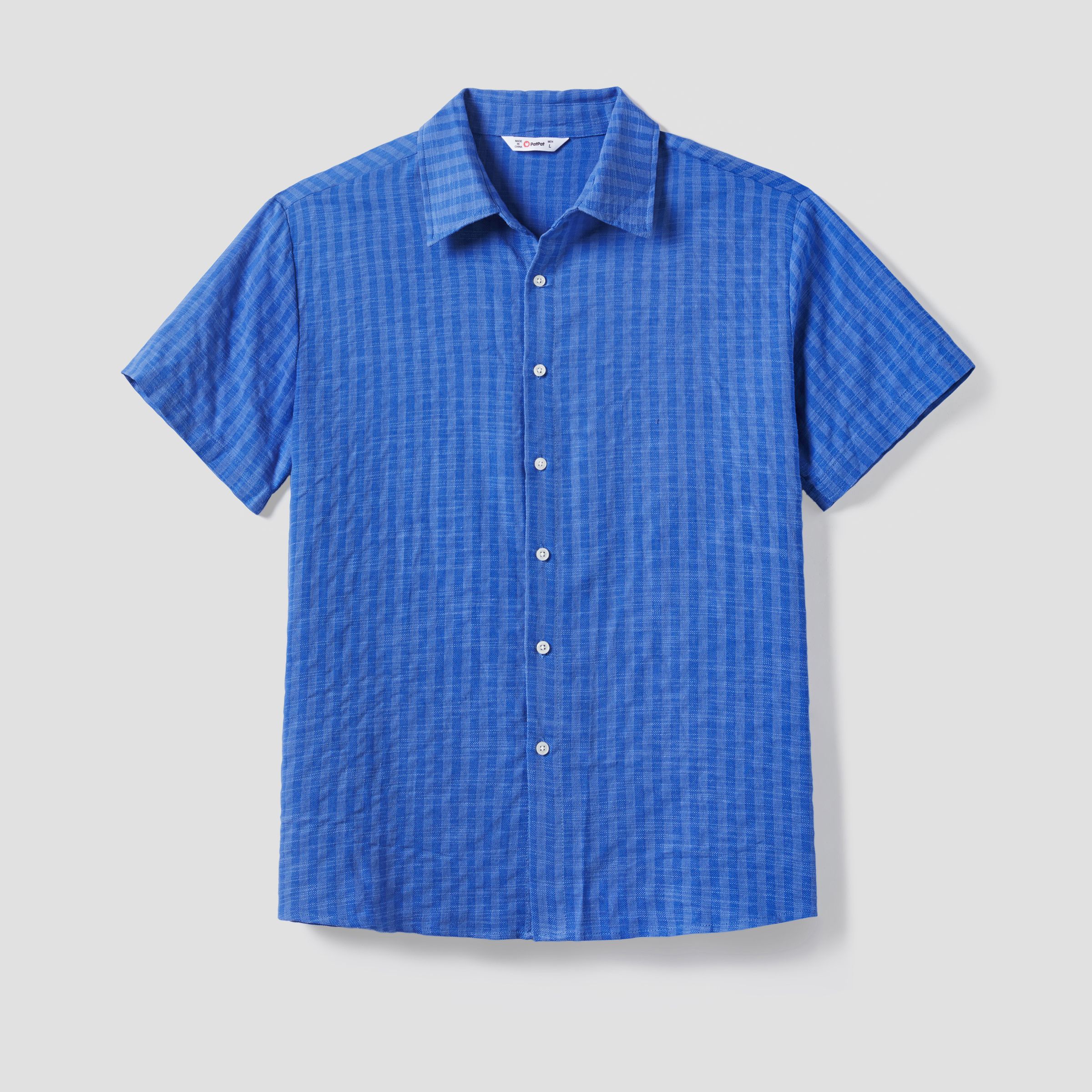 

Family Matching Solid Color Shirt and Floral Cotton Strap Dress Sets