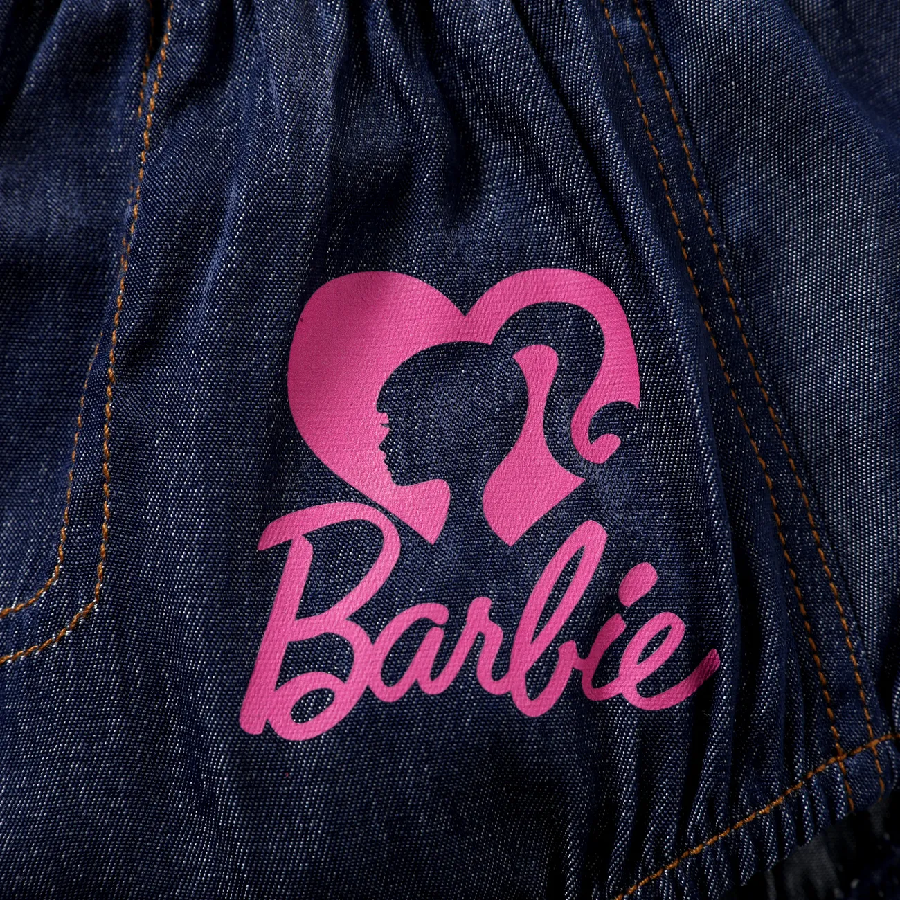 Barbie 2 unidades Bebé Chica Hipertáctil Fresa Dulce Camiseta sin mangas Conjuntos de bebé Rosado big image 1