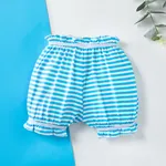  Toddler Boy Cute Striped Underwear with Lace Trim  Light Blue
