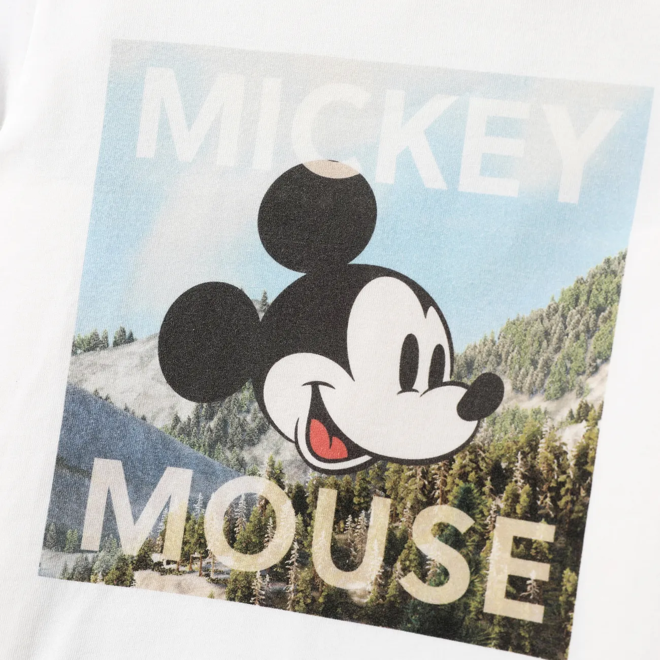 Disney Mickey and Friends قطعتان رجالي جدائل طفولي أطقم أوف وايت big image 1