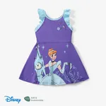 Disney Princess Criança Menina Halter Infantil Vestidos Roxa