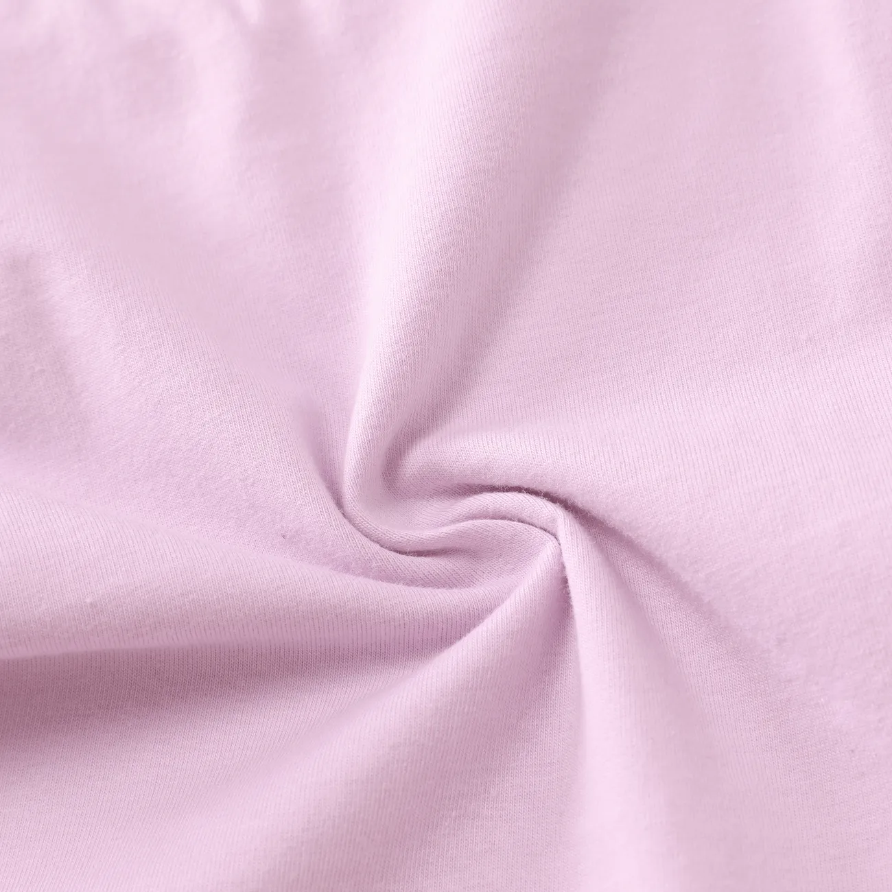 Ensemble camisole à sangle suspendue en coton pour fille - Sous-vêtements de couleur unie basique Violet big image 1