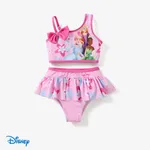 Disney Princess 2 unidades Criança Menina Extremidades franzidas Infantil Fato de banho Rosa