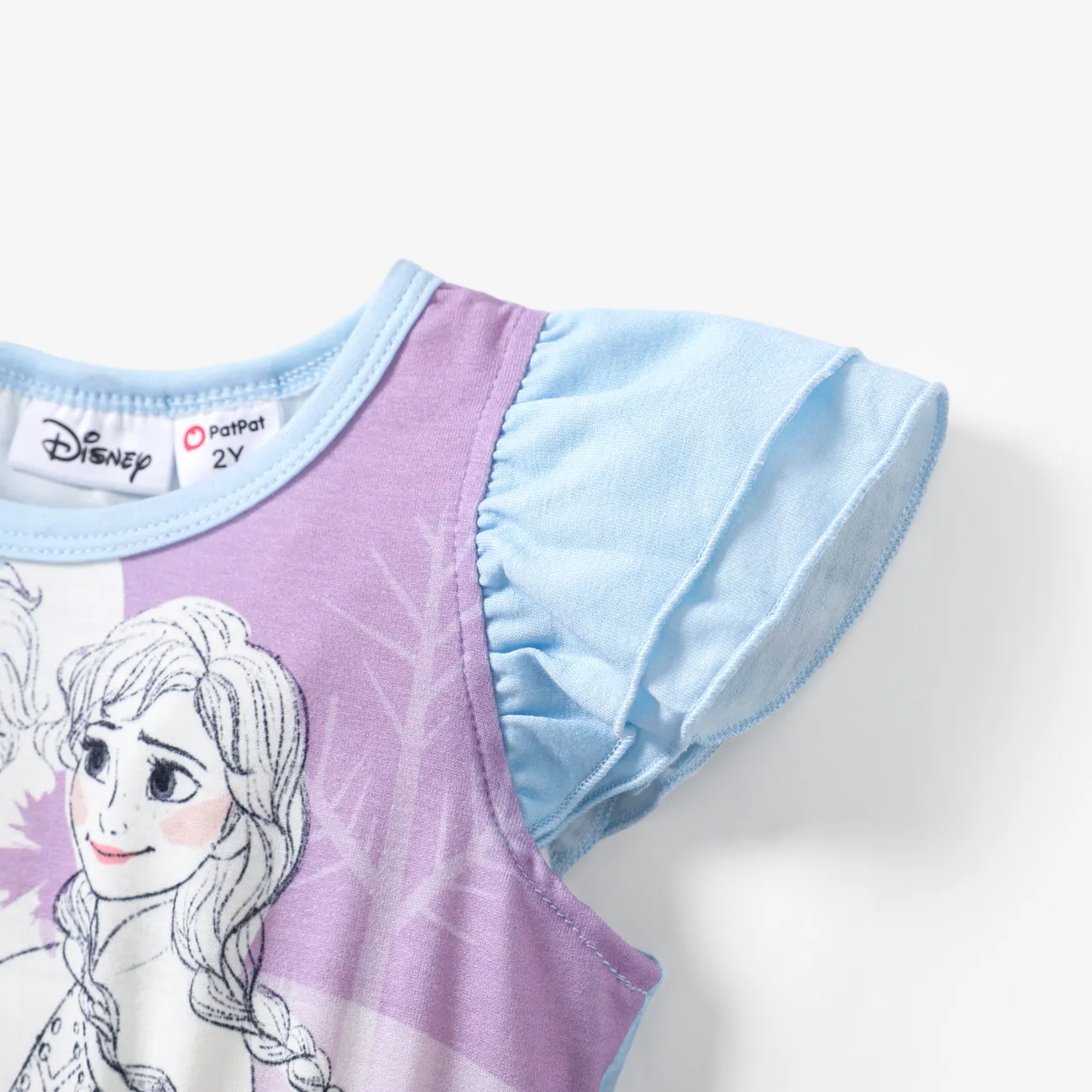 Disney Die Eiskönigin Kleinkinder Mädchen Stoffnähte Süß Kleider blauviolett big image 1