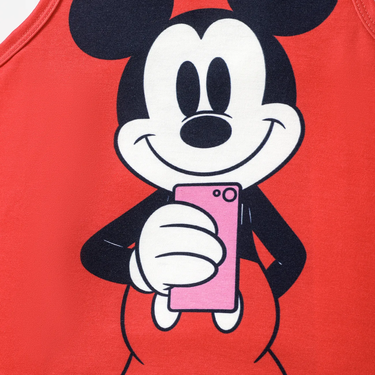 Disney Mickey and Friends 2 unidades Niño pequeño Unisex Deportivo conjuntos de chaleco Rojo big image 1