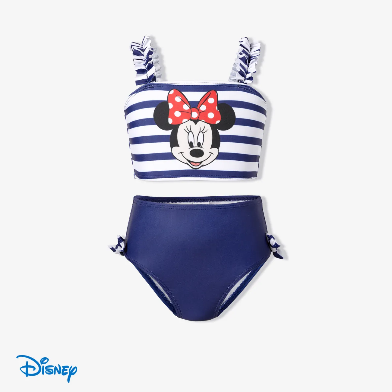 Disney Mickey and Friends للجنسين حافة كشكشة طفولي ملابس سباحة أزرق غامق big image 1
