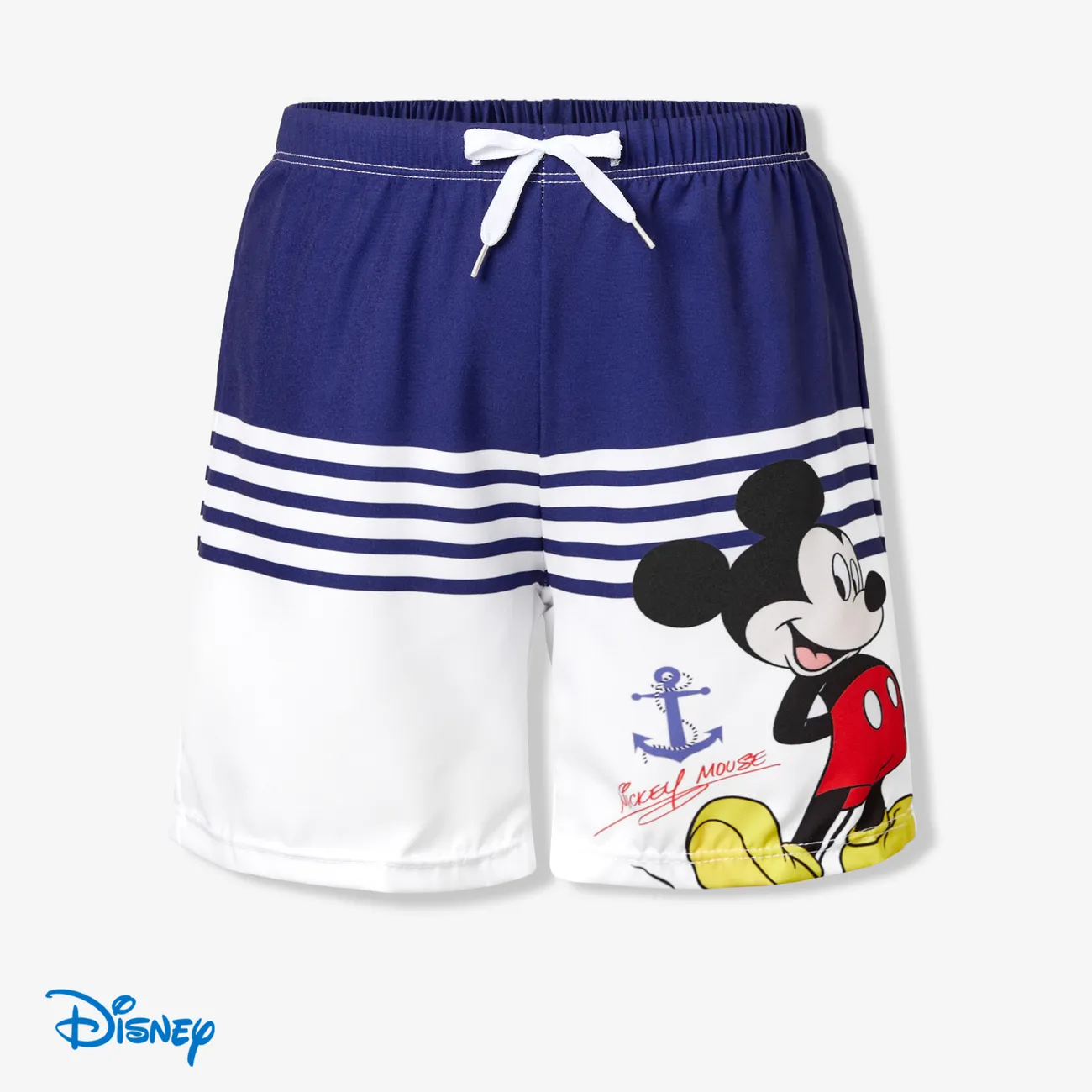 Disney Mickey and Friends Fête des Mères Tenues pour Soeur Et Frère Maillots de bain Bleu Foncé big image 1