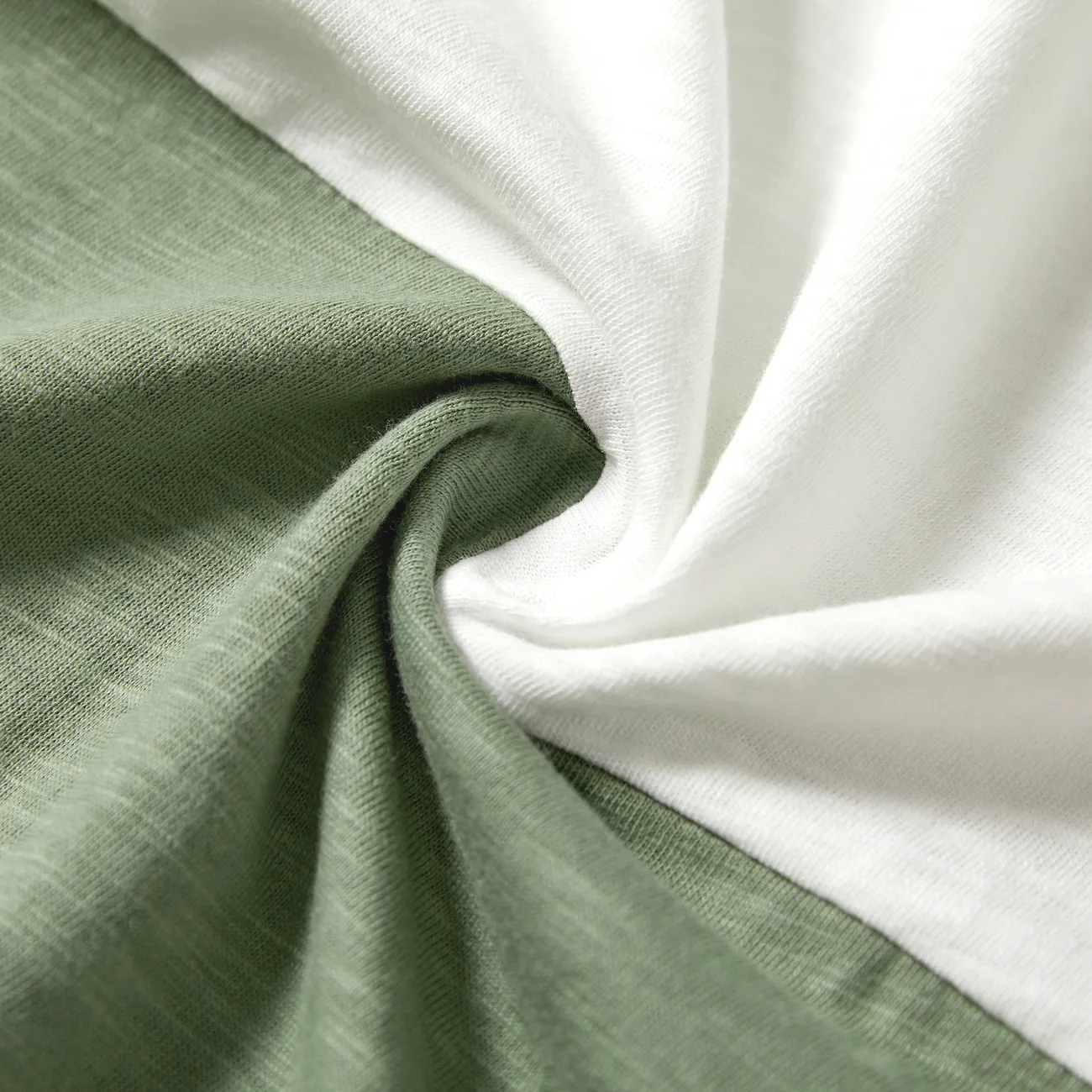 Looks familiares Flor rota Camiseta sin mangas Conjuntos combinados para familia Conjuntos verde blanco big image 1