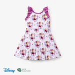 Disney Frozen Toddler Girls Elsa/Anna 1pc Naia™ Character All-over Print Ruffled Dress Purple
