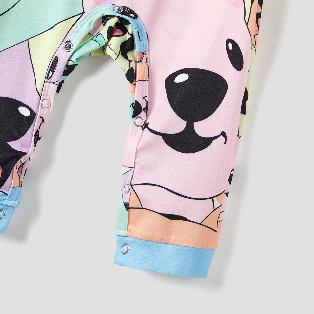 Look de família Cão Manga curta Conjuntos de roupa para a família Pijamas (Flame Resistant) colorido big image 1