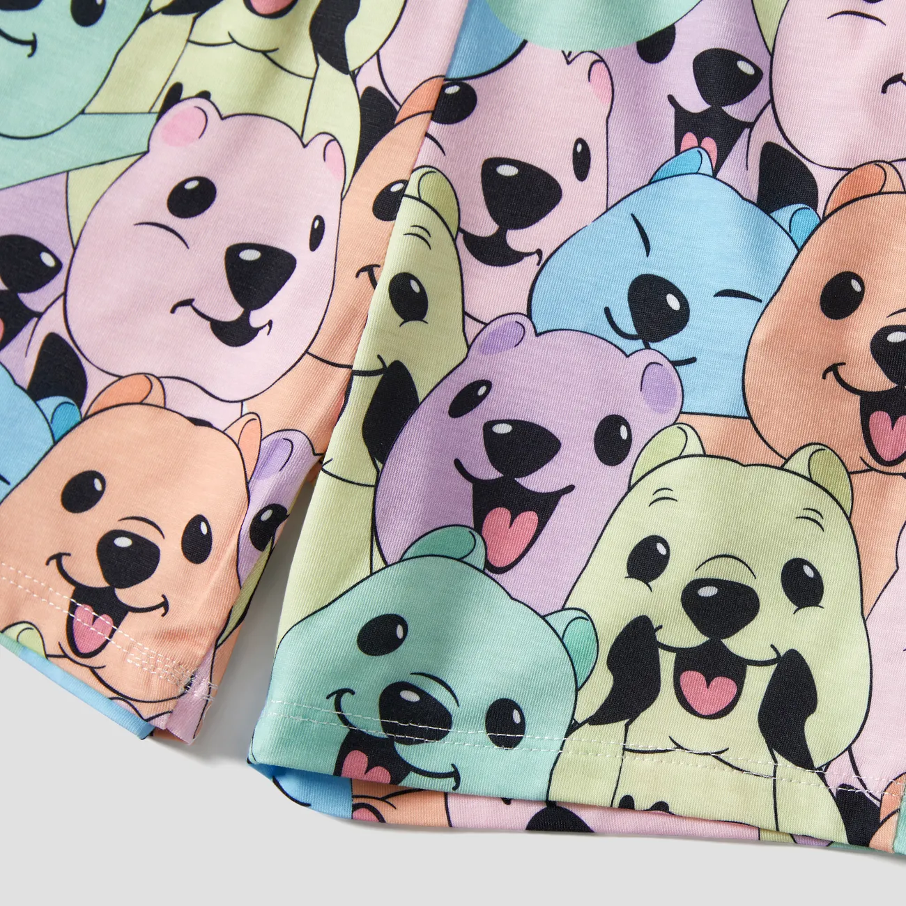 Looks familiares Perro Manga corta Conjuntos combinados para familia Pijamas (Flame Resistant) vistoso big image 1
