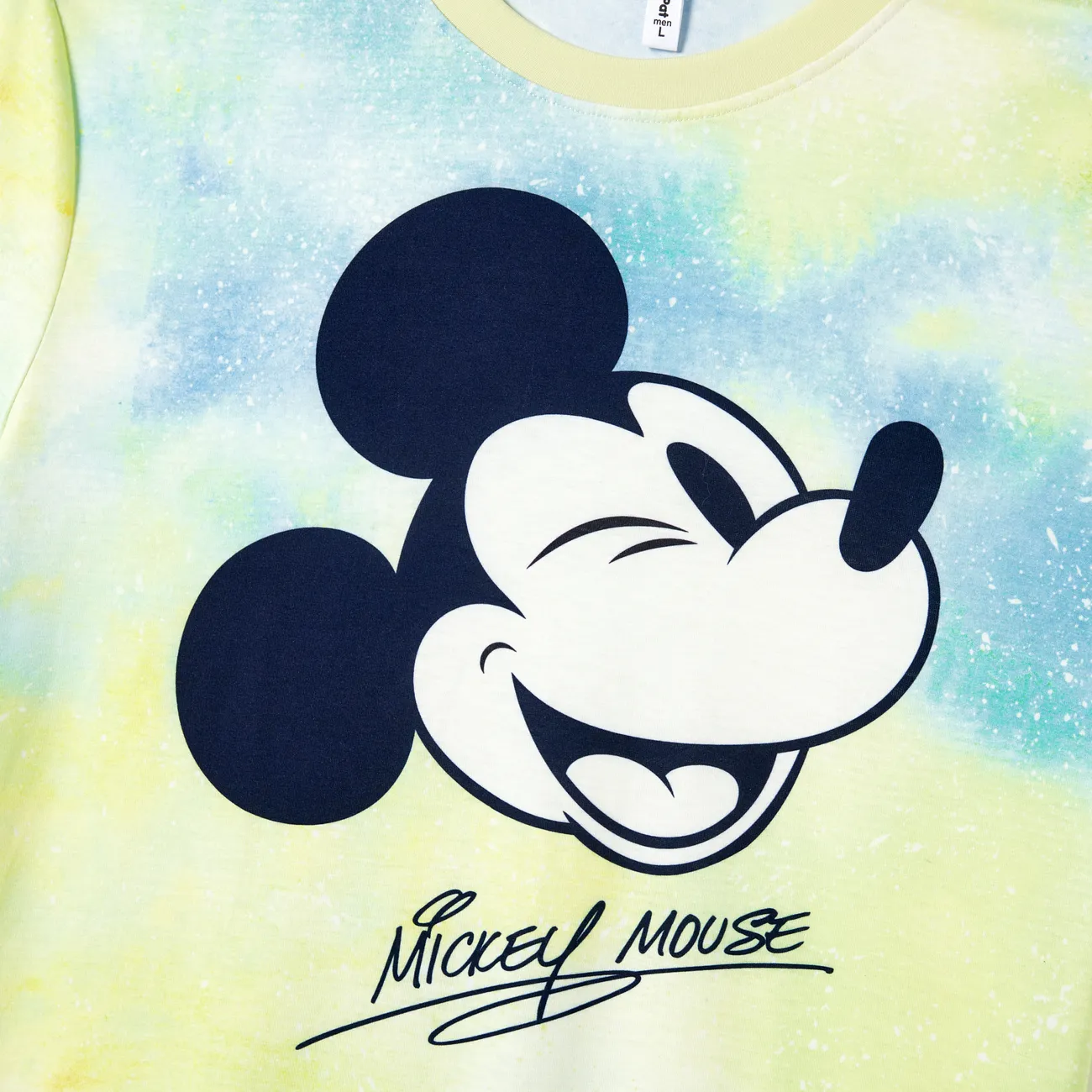 Disney Mickey and Friends أطقم إطلالة العائلة للجنسين رقبة على شكل حرف V توب بحمالات توب بحمالات صبغ التعادل عيد الأم متعدد الألوان big image 1