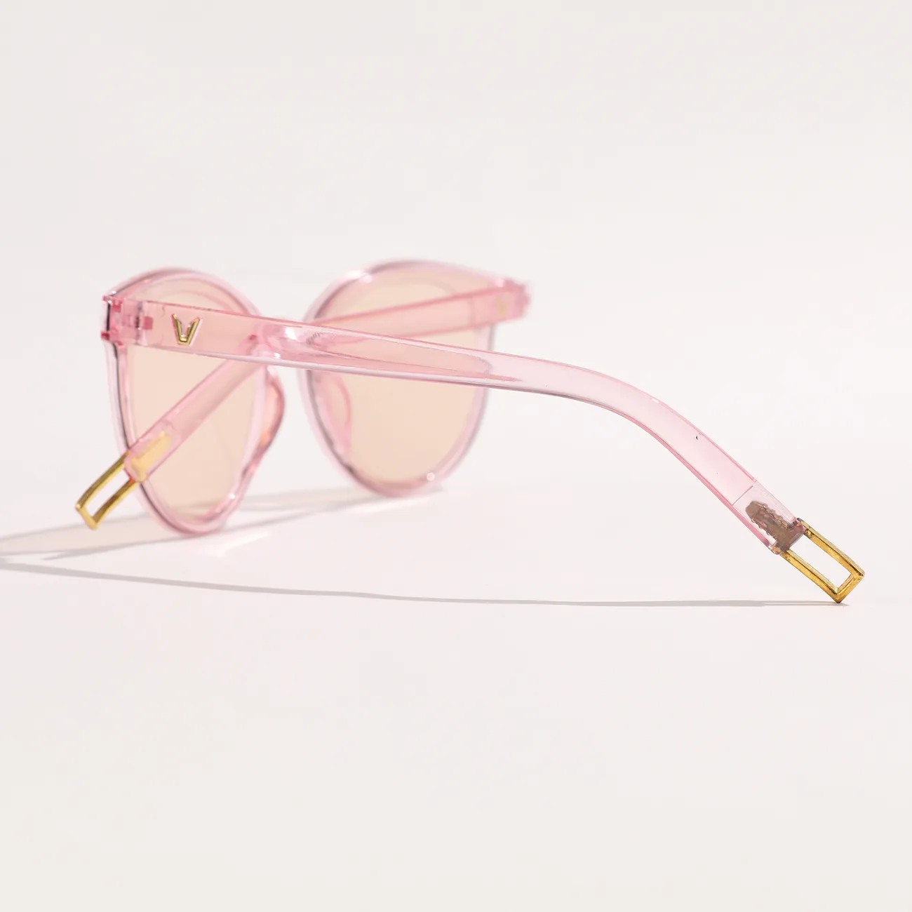 Toddler/kids Girl/Boy Casual Vintage Artistic Sunglasses with Soft Cloth Bag Pink big image 1