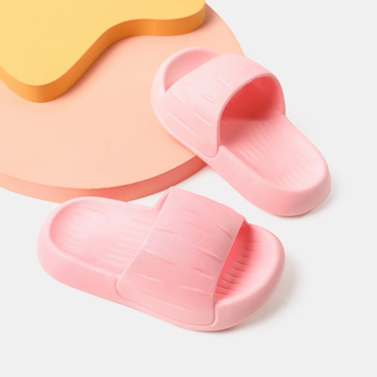 Kids Girl/Boy Solid PVC Water Shoes Slippers
