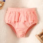 Baby Girl Sweet Ruffle Baby Shorts Pink