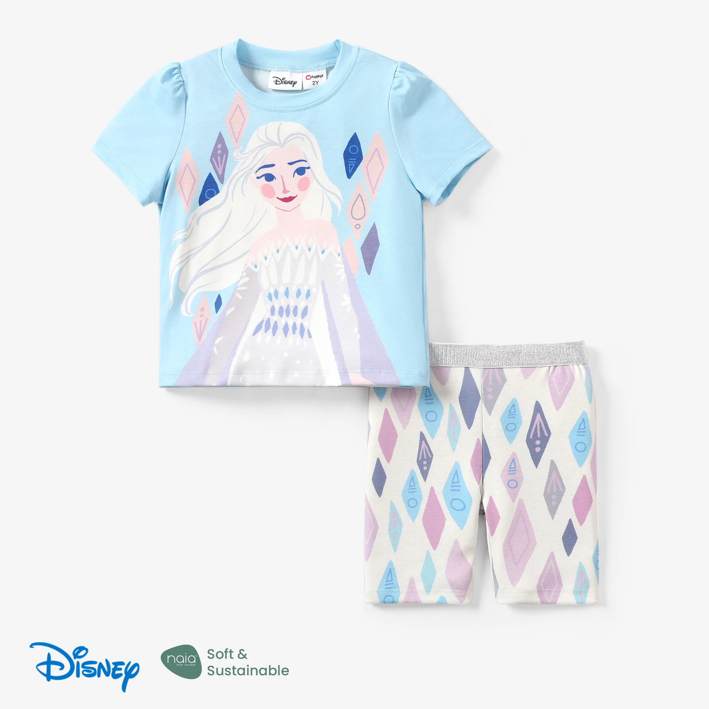 

Disney Frozen Toddler Girls Elsa Character Print Set/Ruffled Top