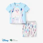 Disney Frozen Toddler Girls Elsa Naia™ Personagem Print Set/Top Azul