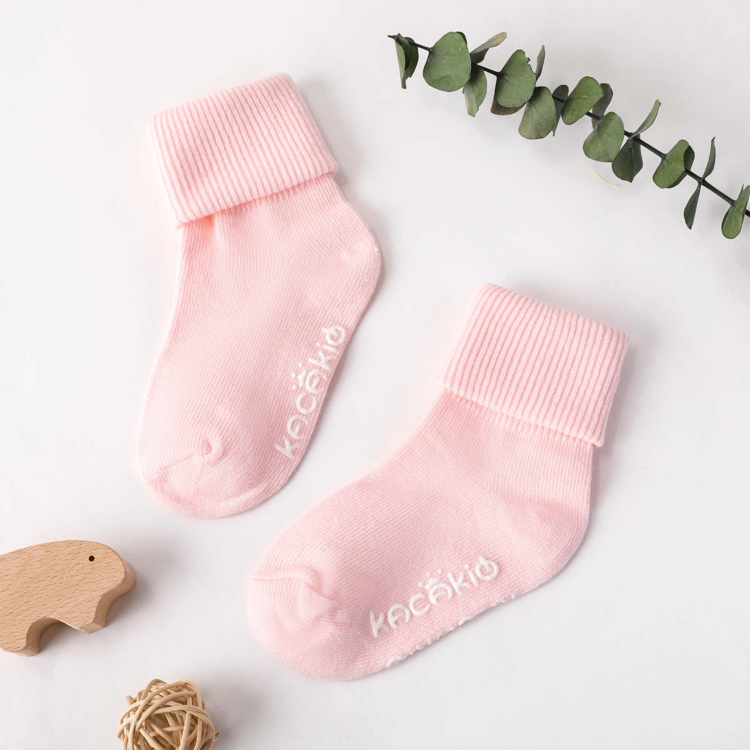 

Baby/toddler Girl/Boy Summer Combed Cotton Pure Color Cute Mid-Calf Socks