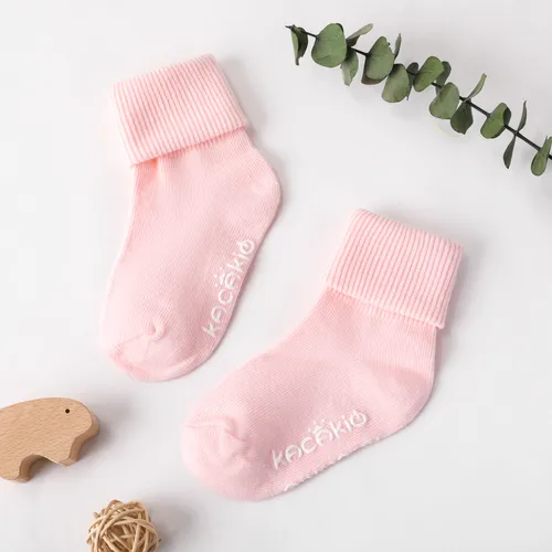 Baby/toddler Girl/Boy Summer Combed Cotton Pure Color Cute Mid-Calf Socks