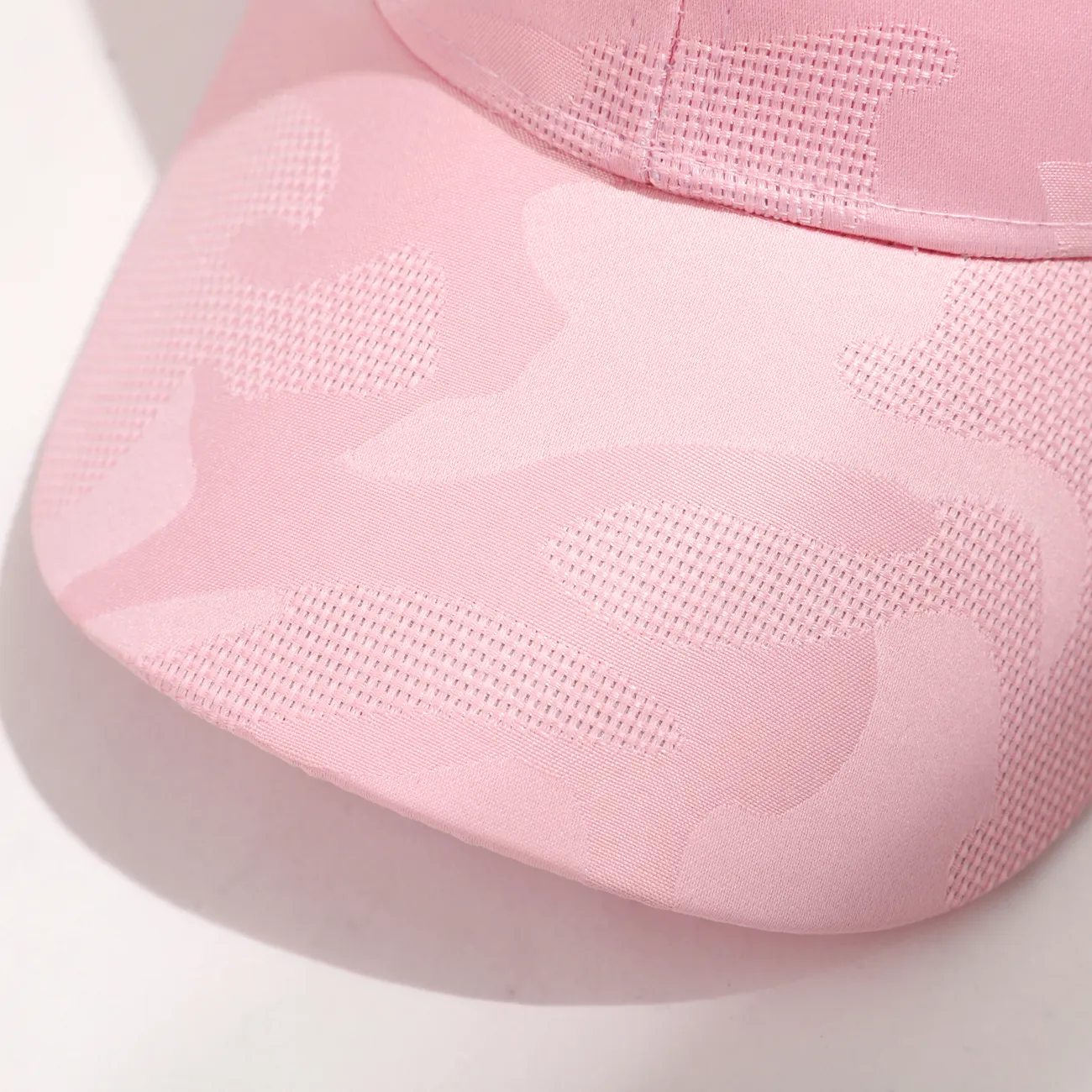 Kinder Mädchen/Junge sportliche modische und trendige Pferdeschwanz-Mesh-Baseballkappe  rosa big image 1