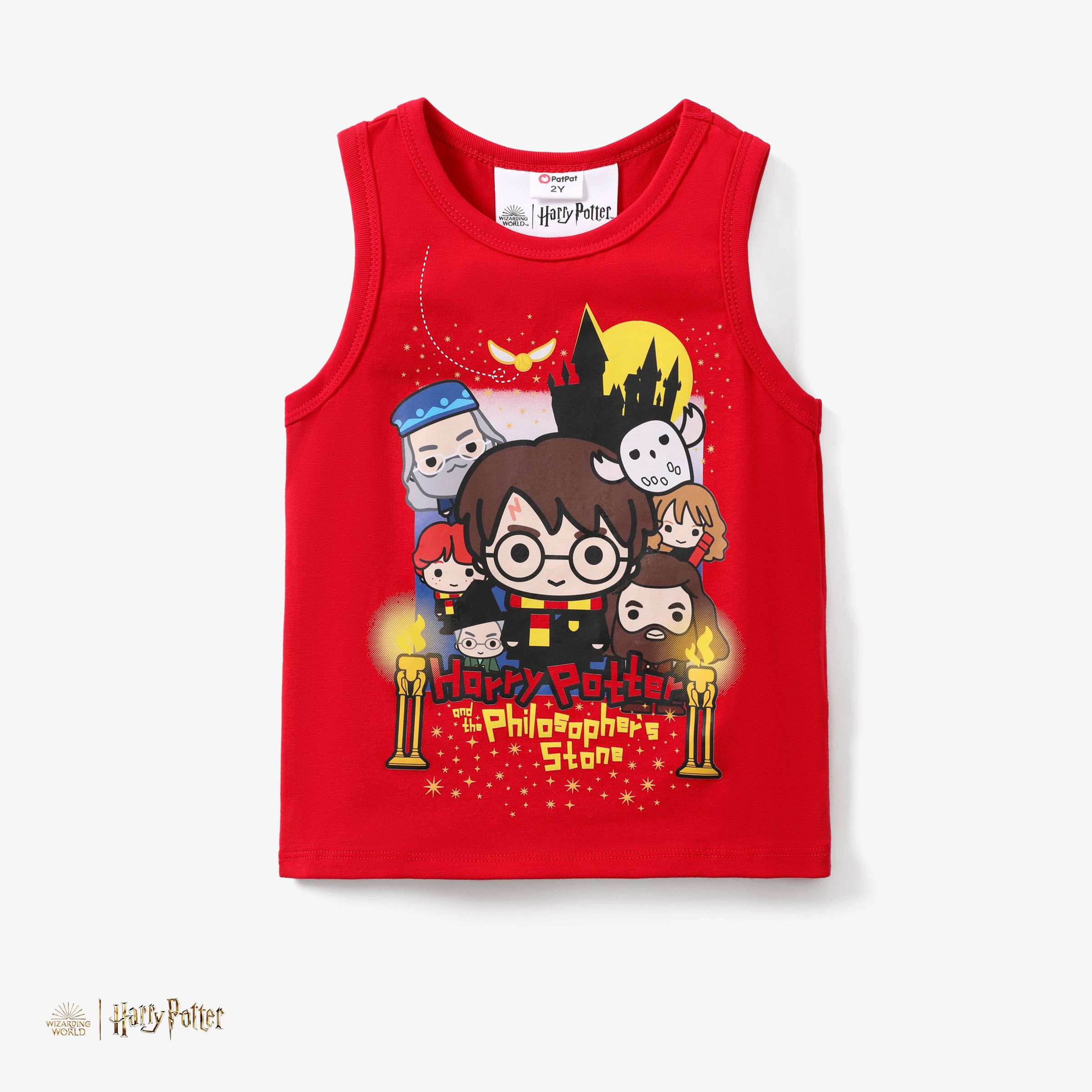 Hary Potter 1pc Toddler Boys Character All-over Print Sporty T-shirt/Tank Top/Shorts