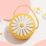 Toddler/kids Girl Sweet Adorable Shoulder Bag with Daisy Color Scheme Yellow