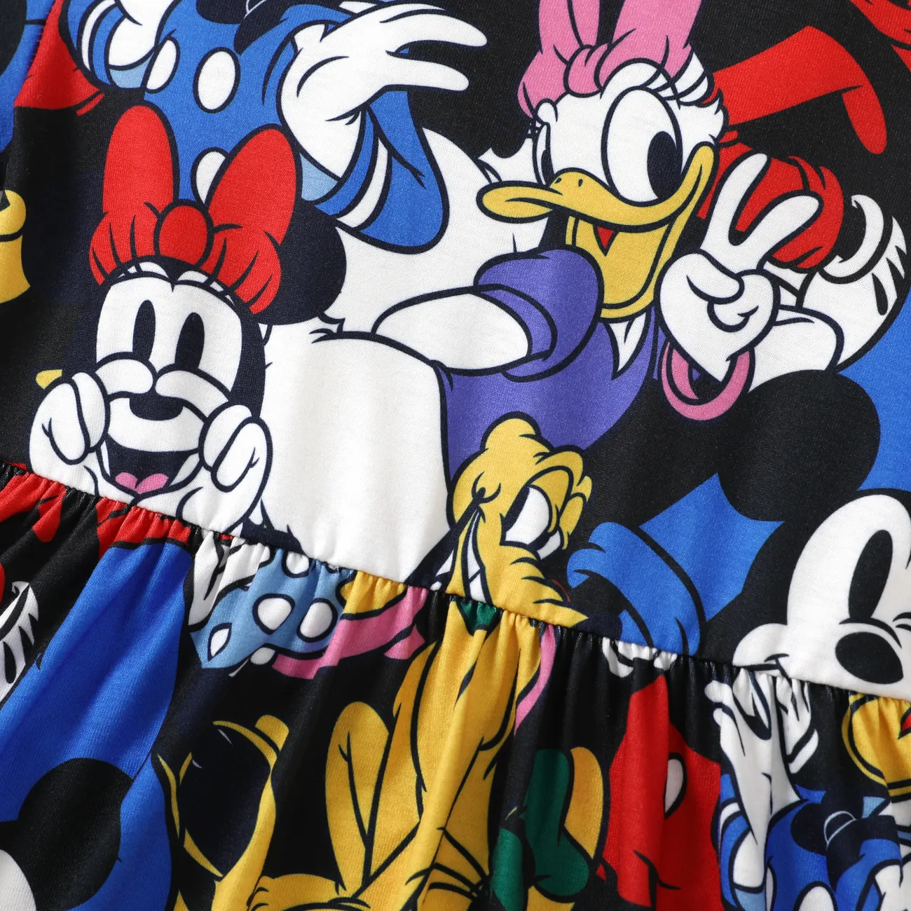 Disney Mickey and Friends للجنسين طفولي أطقم أسود big image 1