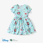 Disney Princess Ariel 1pc Toddler Girls Naia™ Short-Sleeve Character All-over Print Floral Dress Green