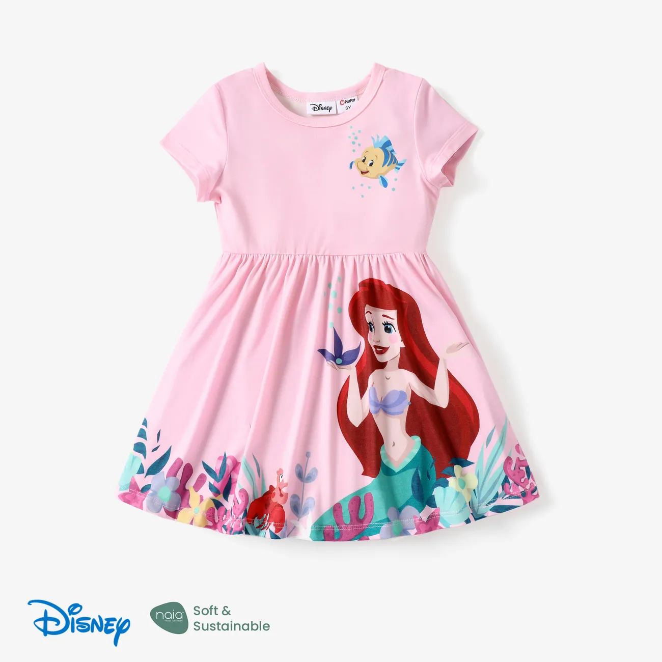 Disney Princess Kleinkinder Mädchen Kindlich Kleider rosa big image 1