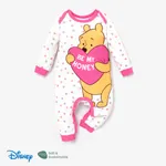 Disney Winnie the Pooh 母親節 嬰兒 中性 童趣 長袖 長腿連身衣 粉色