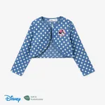 Disney Mickey and Minnie polka-dot denim jacket or suspender Minnie pattern dress DENIMBLUE
