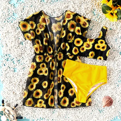 Sunflower Bandage Mädchen 3pcs Enger Badeanzug