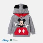 Disney Mickey and Friends Toddler Boys/Girls Character Stereo Ear Hoodies  Dark Grey