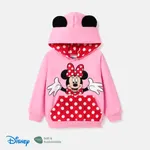 Disney Mickey and Friends Toddler Boys/Girls Character Stereo Ear Hoodies  Pink