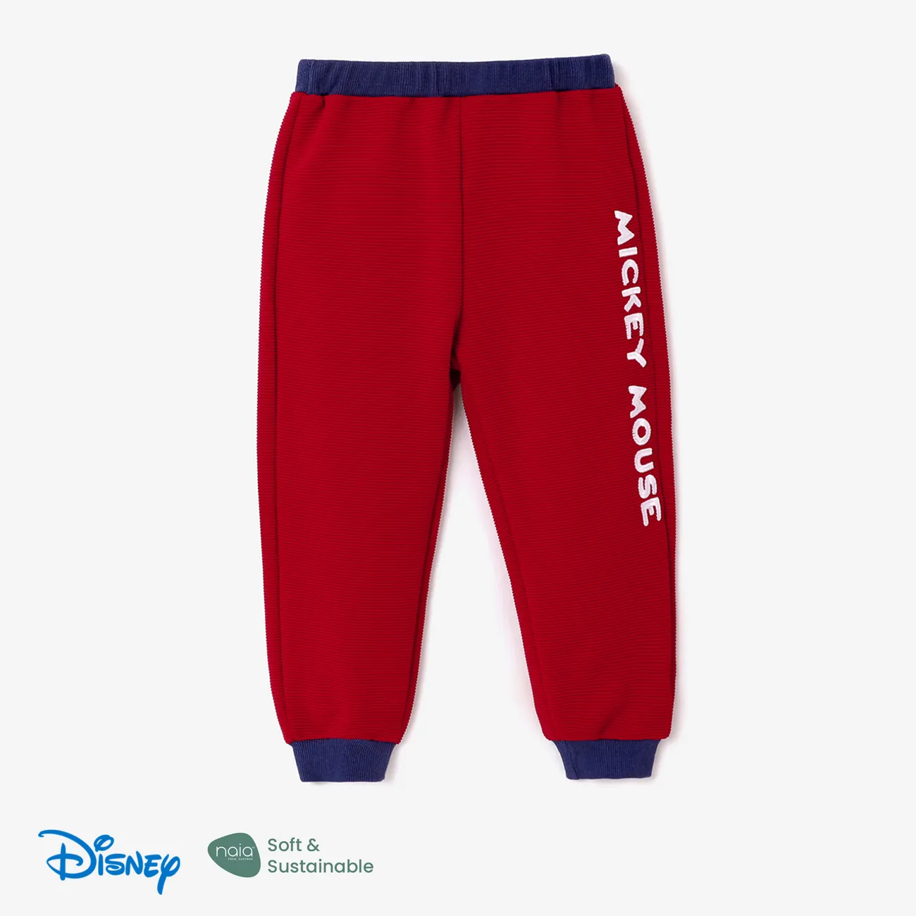 Disney Mickey and Friends Enfant en bas âge Garçon Couture de tissus Enfantin sweat ensembles Rouge big image 1