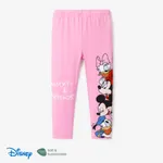 Disney Mickey and Friends Toddler Girl Character Print Leggings Pink