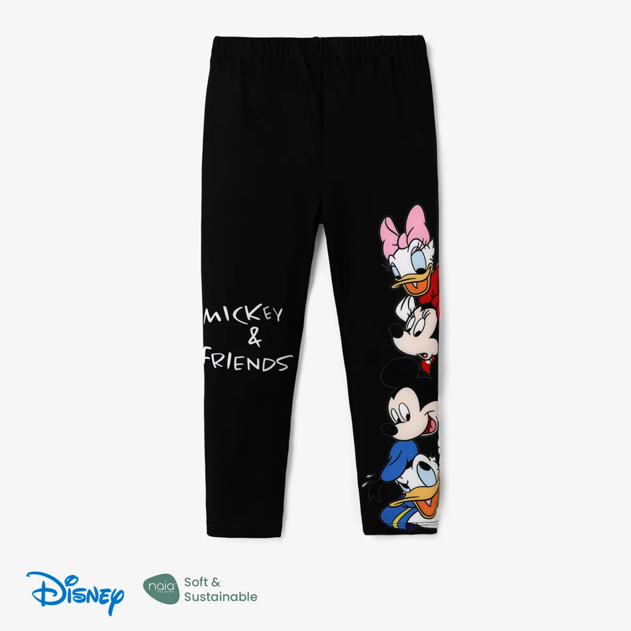 Disney Mickey and Friends 小童 女 童趣 打底/小腳/靴褲 黑色 big image 1