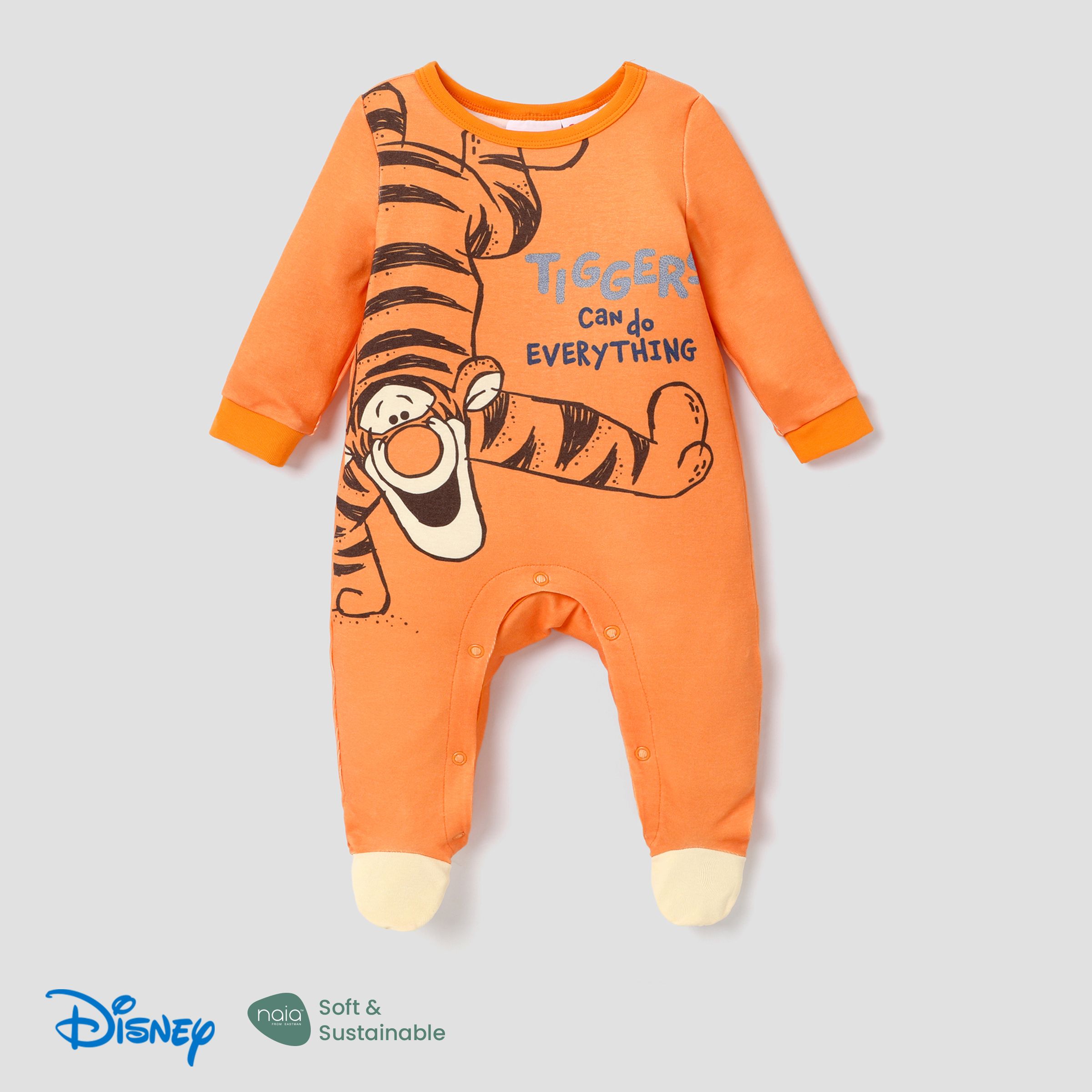

Disney Winnie the Pooh baby boy/girl character pattern leg-covered jumpsuit