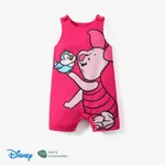 Disney Winnie the Pooh 嬰兒 中性 童趣 無袖 連身衣 玫瑰