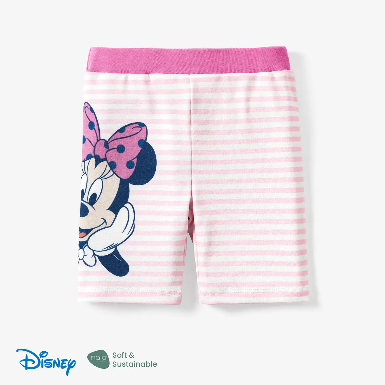 Disney Mickey and Friends حريمي طفولي طماق & سروال & سروال التمهيد زهري big image 1