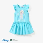 Disney Frozen Criança Menina Extremidades franzidas Infantil Vestidos Turquesa