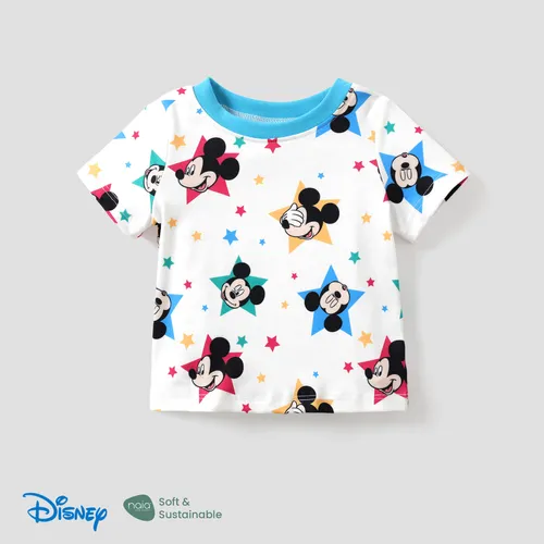 Disney Mickey et ses amis bébé garçons/filles 1pc Naia™ Character All-over Polk Dots Print T-shirt à manches courtes
