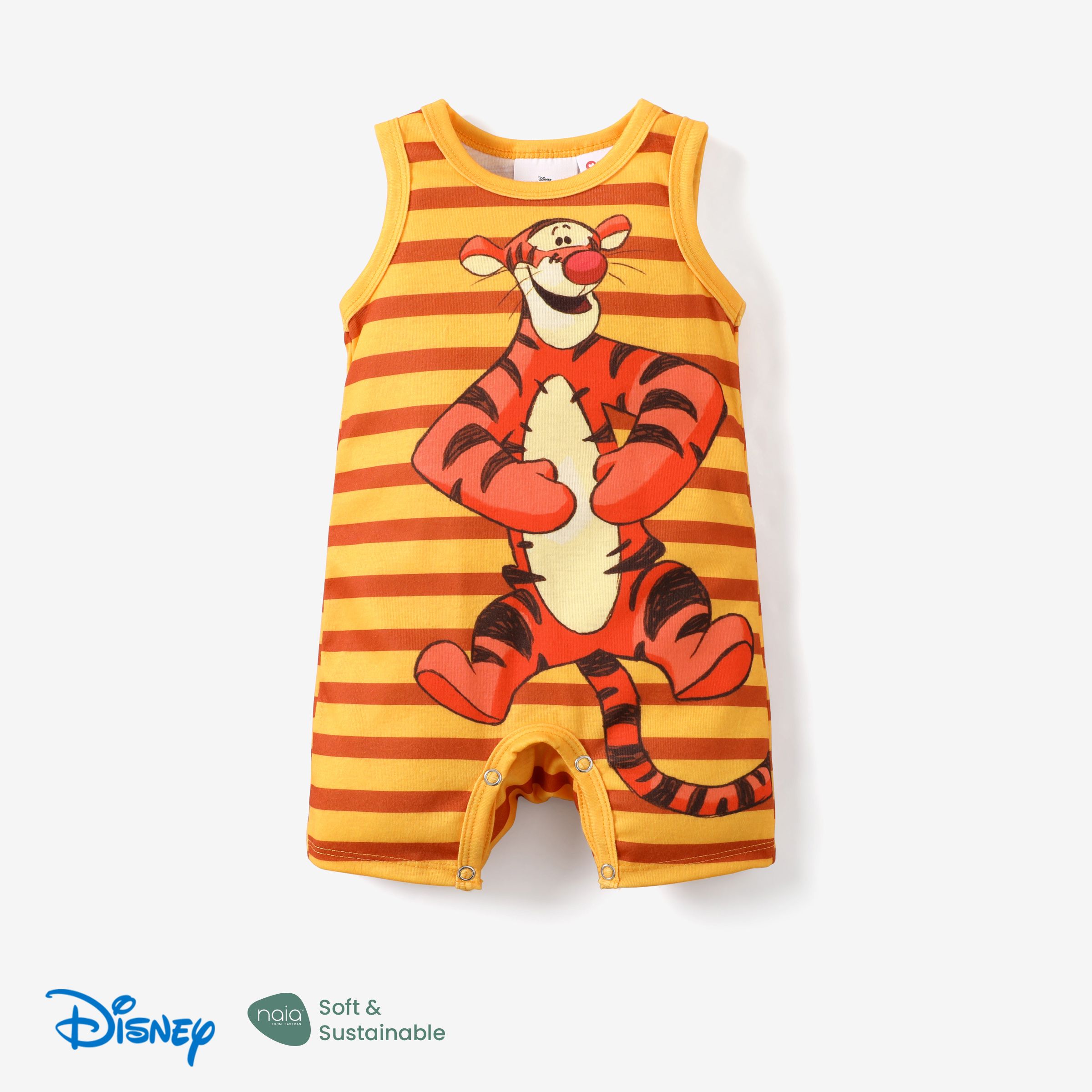 

Disney Winnie the Pooh 1pc Baby Boys/Girls Naia™ Character Striped/Polka Dot Bodysuit