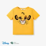 El Rey León de Disney Niño pequeño Unisex Infantil Manga corta Camiseta Amarillo