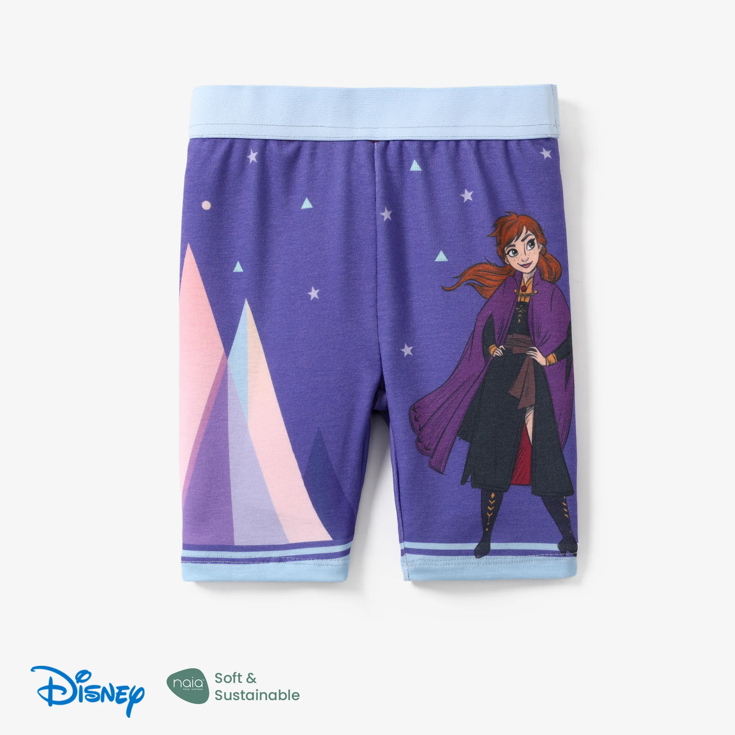 Disney Princess 1 pc Toddler Girl Gradient Pattern Character Print Legging
 Purple