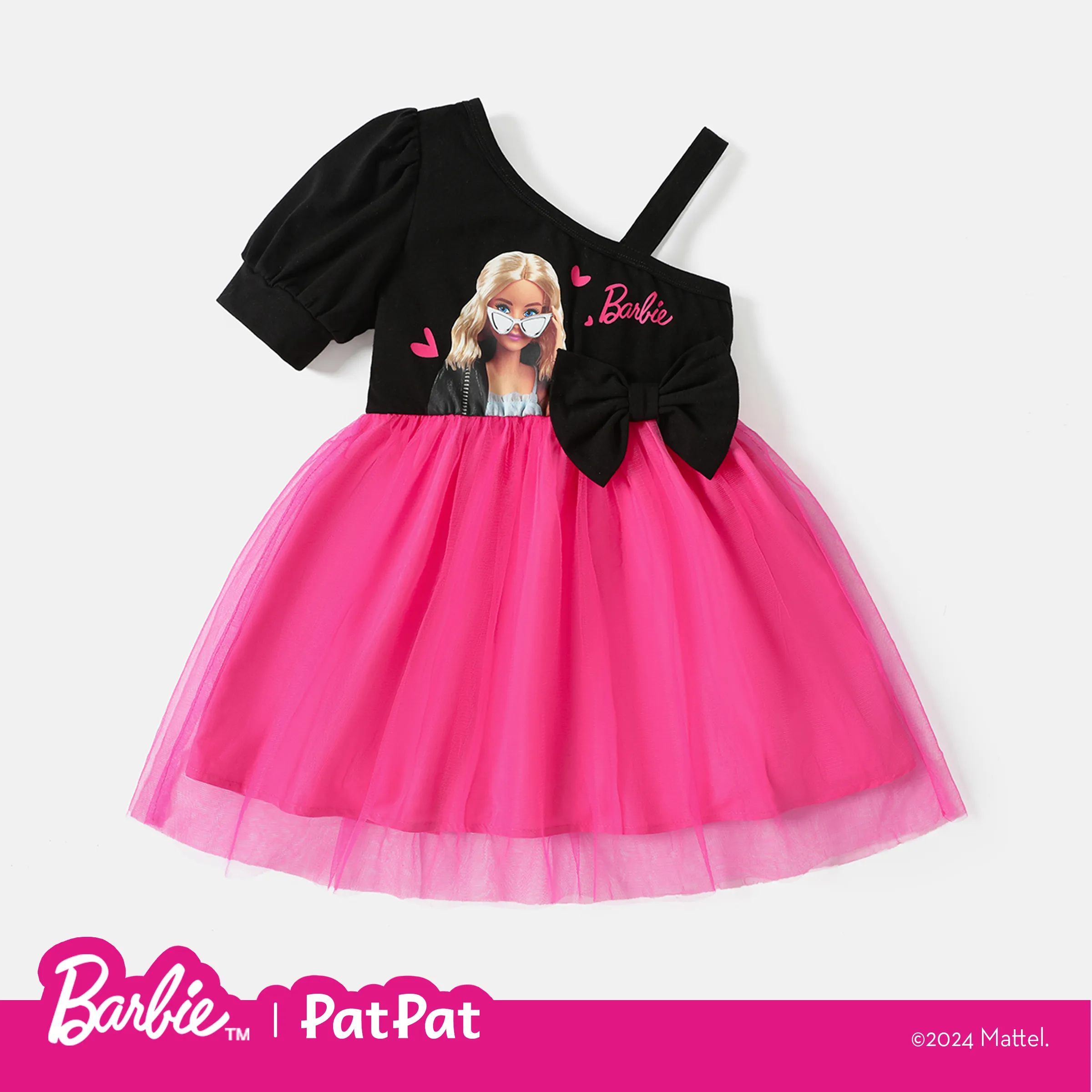 Barbie Toddler Kid Girl Dress / Bomber Jacket / Cami Romper / Sets / Sibling Matching Rompers Noir