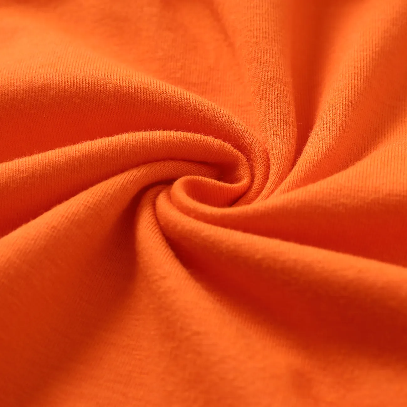 2 pièces Enfant en bas âge Fille Ourlet asymétrique Basique Robes Orange big image 1