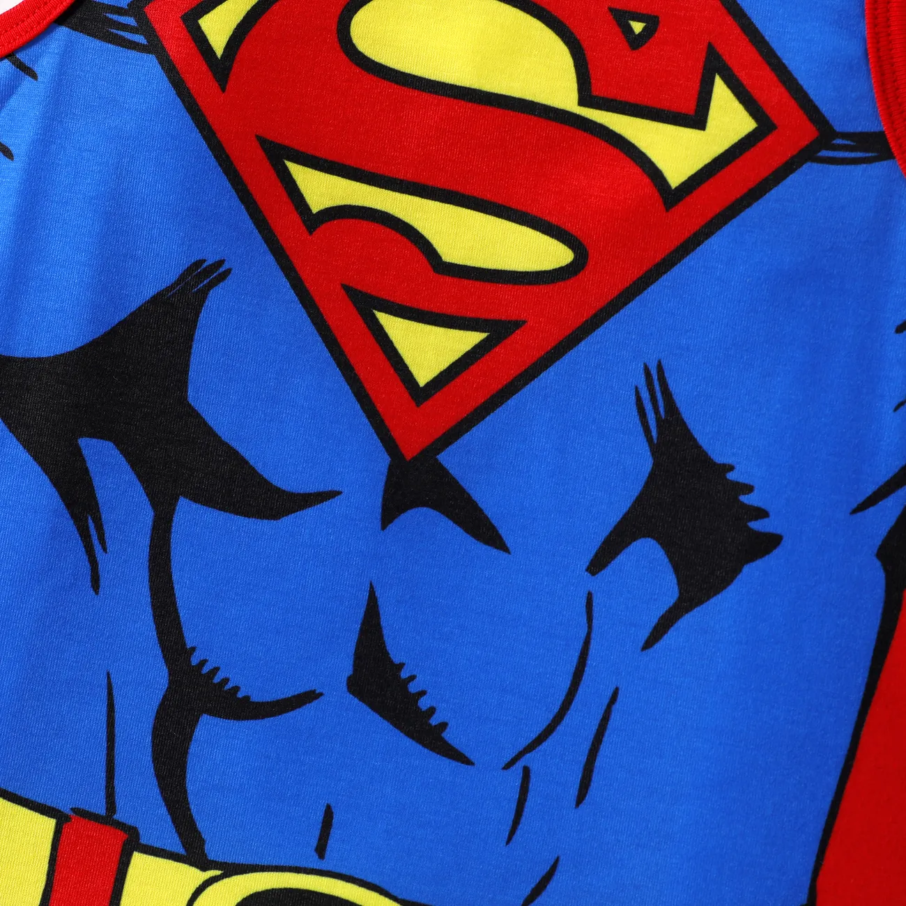 Justice League قميص قصير 2 - 6 سنوات رجالي شخصيات أحمر big image 1