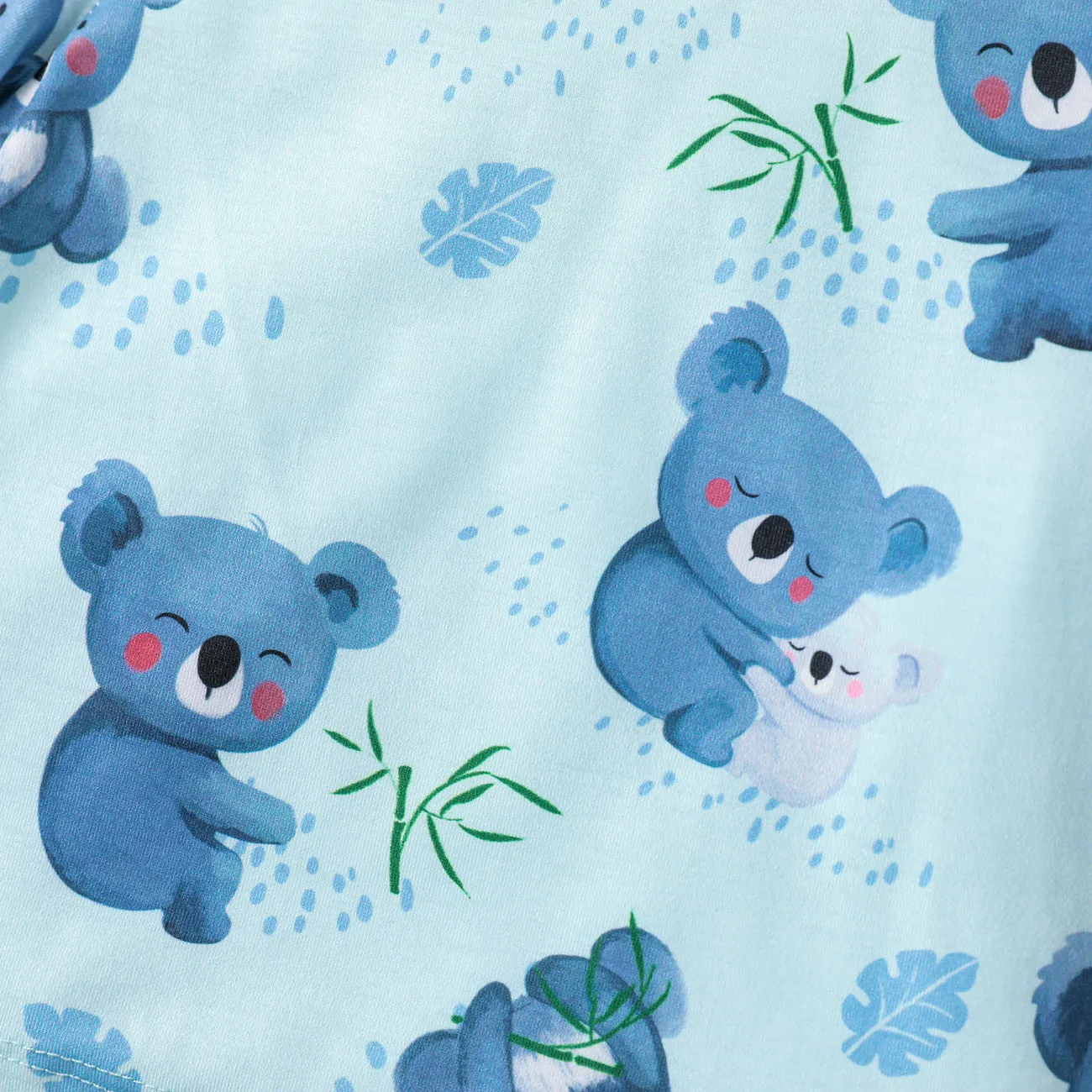 Baby/Toddler Boy 2pcs Koala Pattern Pajama Set Multi-color big image 1